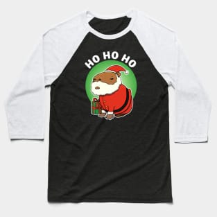 Ho Ho Ho Capybara Christmas Baseball T-Shirt